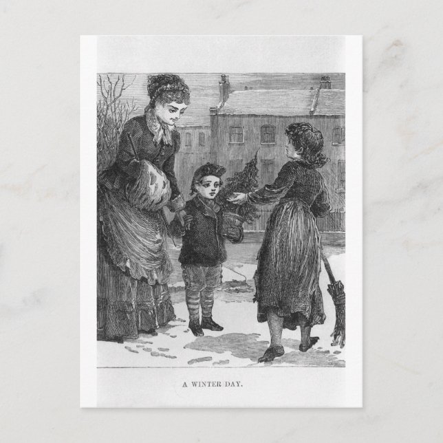 Cartão Postal Um Dia de Inverno (Frente)