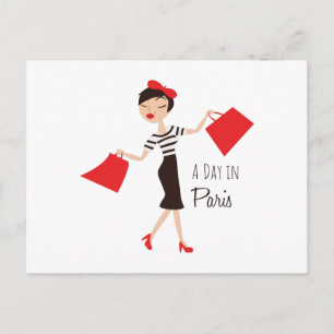 Cartão Postal Um Dia em Paris