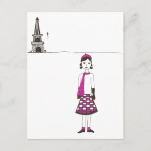 Cartão Postal Um dia em Paris, França