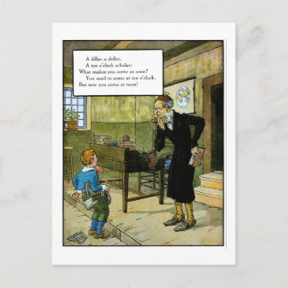 Cartão Postal Um Diller um dólar