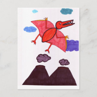 Cartão Postal Um dinossauro