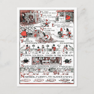 Cartão Postal Um, Dois, Feche O Meu Calçado