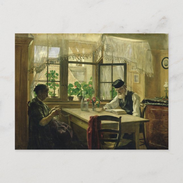 Cartão Postal Um Domingo Pacífico, 1876 (Frente)