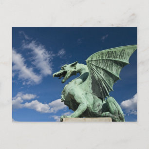 Cartão Postal Um dos quatro dragões de bronze na ponte Dragon