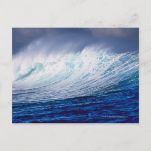Cartão Postal um edifício de ondas