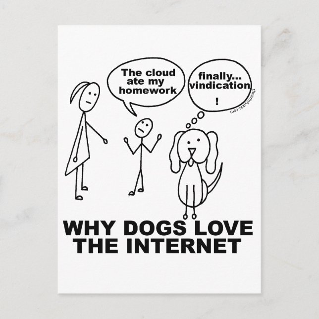 Cartão Postal Um Engraçado Comeu Minha Piada De Casa (Frente)