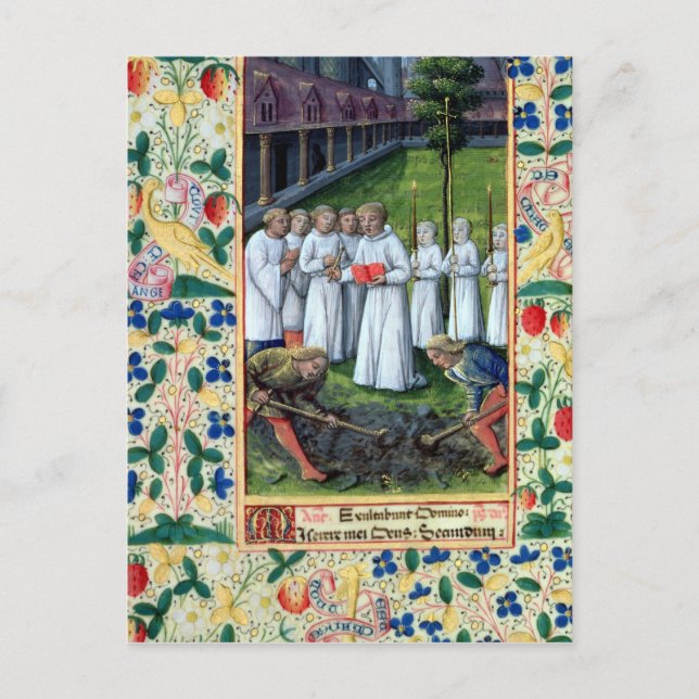 Cartão Postal Um enterro (Frente)