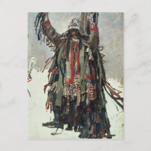 Cartão Postal Um esboço do Shaman para Yermak