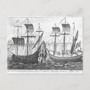 Cartão Postal Um espanhol "Guarda Costa"