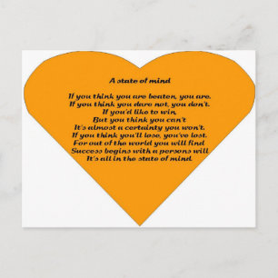 Cartão Postal Um Estado de espírito