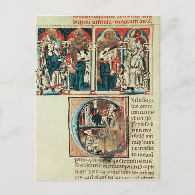 Cartão Postal Um estudioso judeu apresentando (Frente)