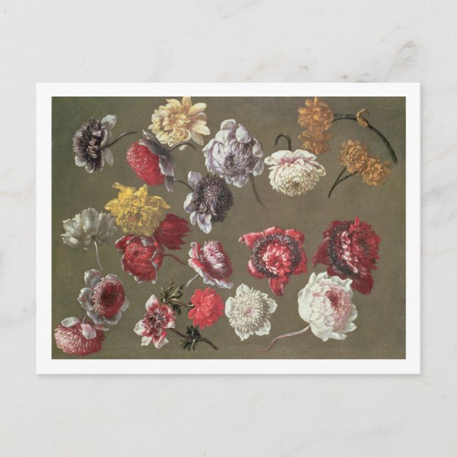 Cartão Postal Um estudo sobre peões (óleo na canvas) (Frente)