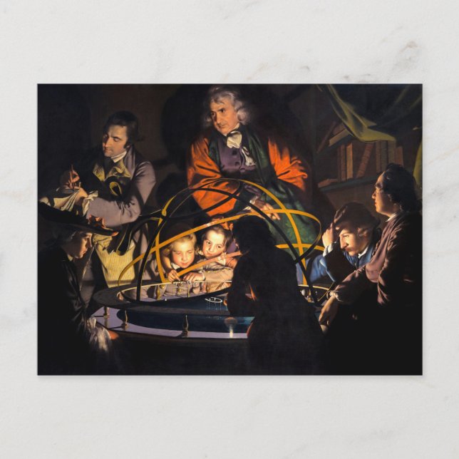 Cartão Postal Um Filósofo lecionando no Sistema Solar da Oraria (Frente)