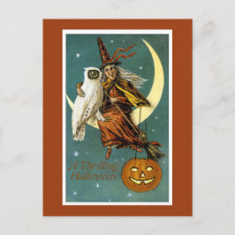 Cartão Postal Um Halloween emocionante