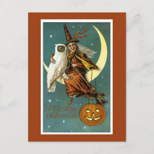 Cartão Postal Um Halloween emocionante