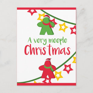 Cartão Postal Um Jogo De Conselho De Natal Muito Simples