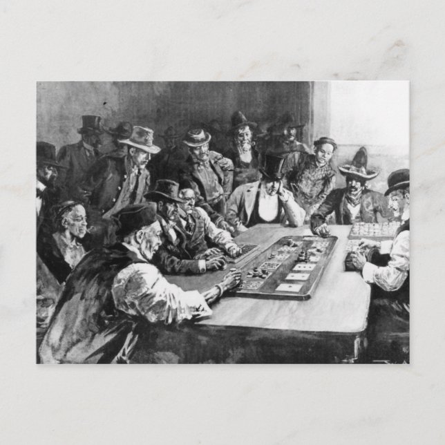 Cartão Postal Um jogo Faro em El Paso (Frente)