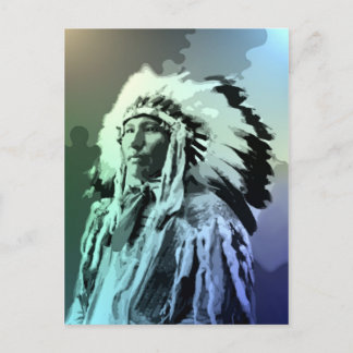 Cartão Postal Um jovem indiano