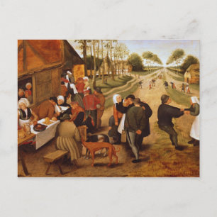 Cartão Postal Um Kermesse flamengo