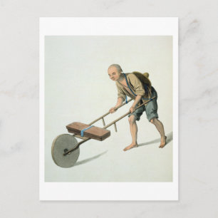 Cartão Postal Um Laborer, prato 27 de "A fantasia da China",