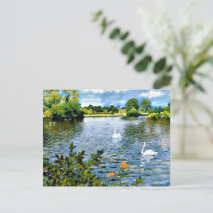 Cartão Postal Um lago de Long Island, pintura famosa,