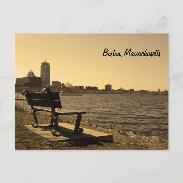 Cartão Postal Um lugar perfeito para ver o Charles (Frente)