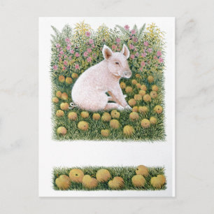 Cartão Postal Um mais Apple