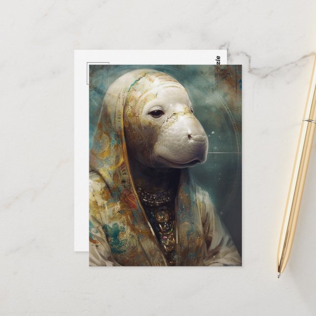 Cartão Postal Um manateiro em Robes (Frente/Verso In Situ)