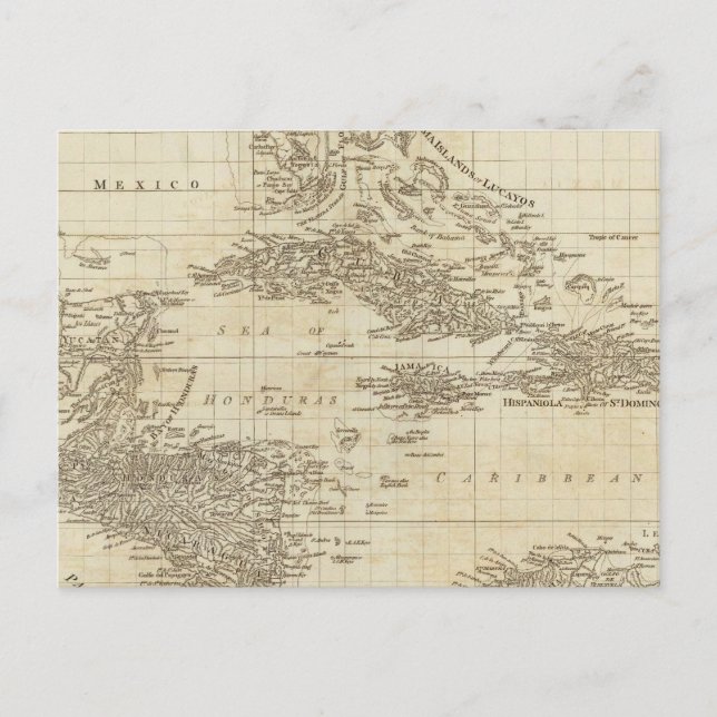 Cartão Postal Um mapa índice (Frente)