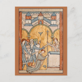 Cartão Postal Um Mártico de Ruas. Thomas Becket na Arte