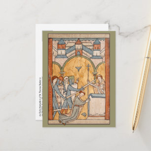 Cartão Postal Um Martírio Precoce de São Tomás Becket na Arte
