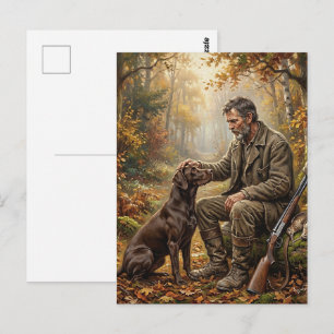 Cartão Postal Um Momento Após a Caça