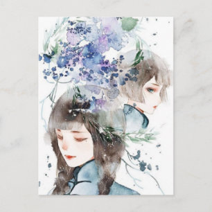 Cartão Postal Um mundo de fantasia e beleza, cartão-postal