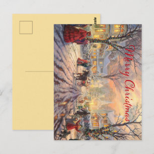 Cartão Postal Um Natal Vitoriano