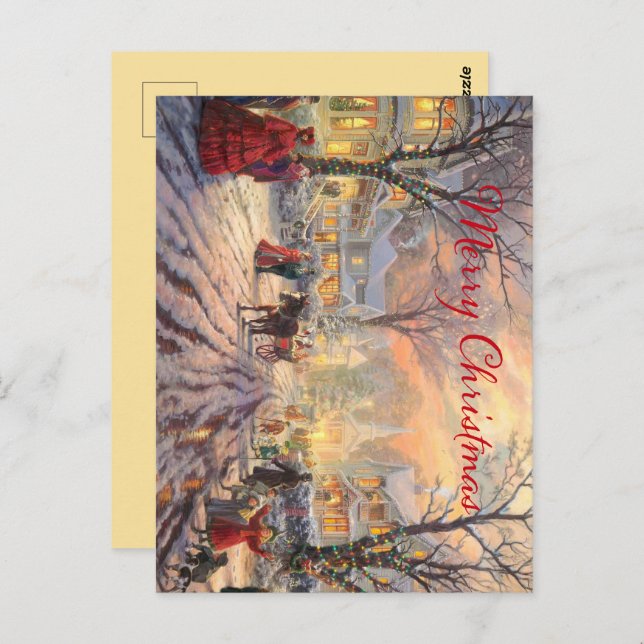 Cartão Postal Um Natal Vitoriano (Frente/Verso)