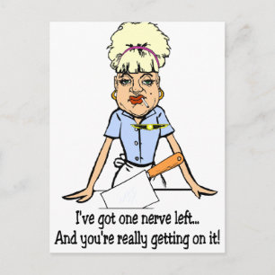 Cartão Postal um nervo esquerda