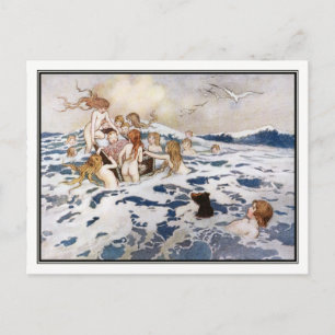 Cartão Postal Um Novo Bebê d'Água por Warwick Goble