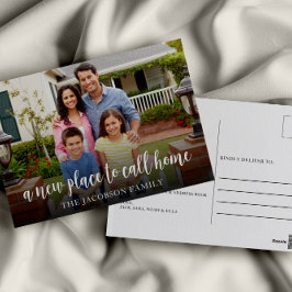 Cartão Postal Um Novo Local Para Chamar O Anúncio De Movimentaçã