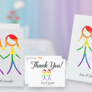 Cartão Postal Um Obrigado Sensível