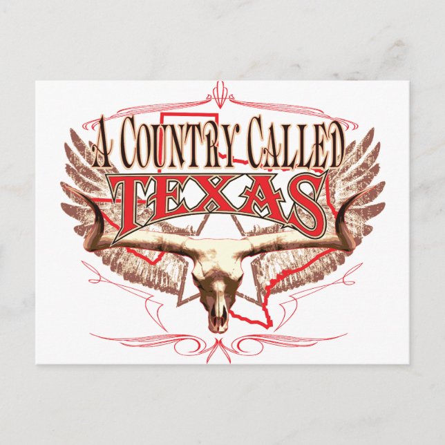 Cartão Postal Um País Chamado Texas (Frente)