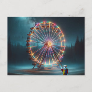 Cartão Postal Um Palhaço Saúda