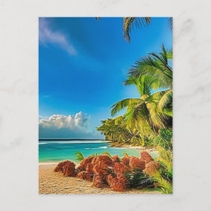 Cartão Postal Um paraíso tropical.