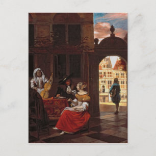 Cartão Postal Um Partido Musical, 1677