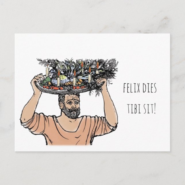 Cartão Postal Um pavão de aniversário do Grumio (Frente)