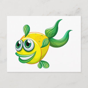 Cartão Postal Um peixe feio