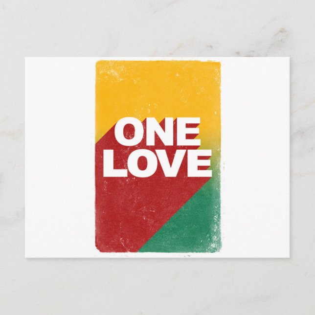 Cartão Postal Um Poster de amor (Frente)