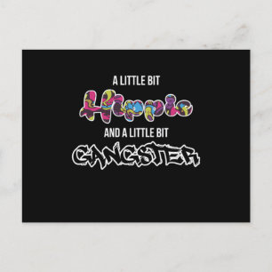 Cartão Postal Um Pouco De Hippie E Um Pouco De Musi Gangster