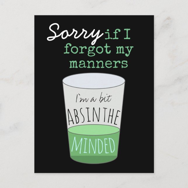 Cartão Postal Um Pouco De Mente (Frente)