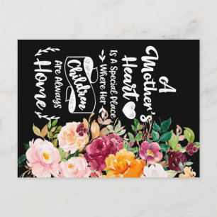 Cartão Postal Um Presente De Mãe É Como Uma Flor, Presente Do Di