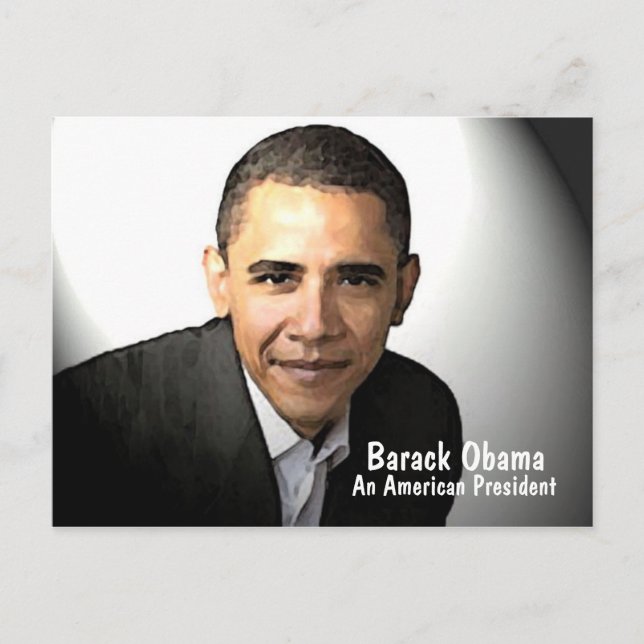 Cartão Postal Um Presidente Americano (Frente)